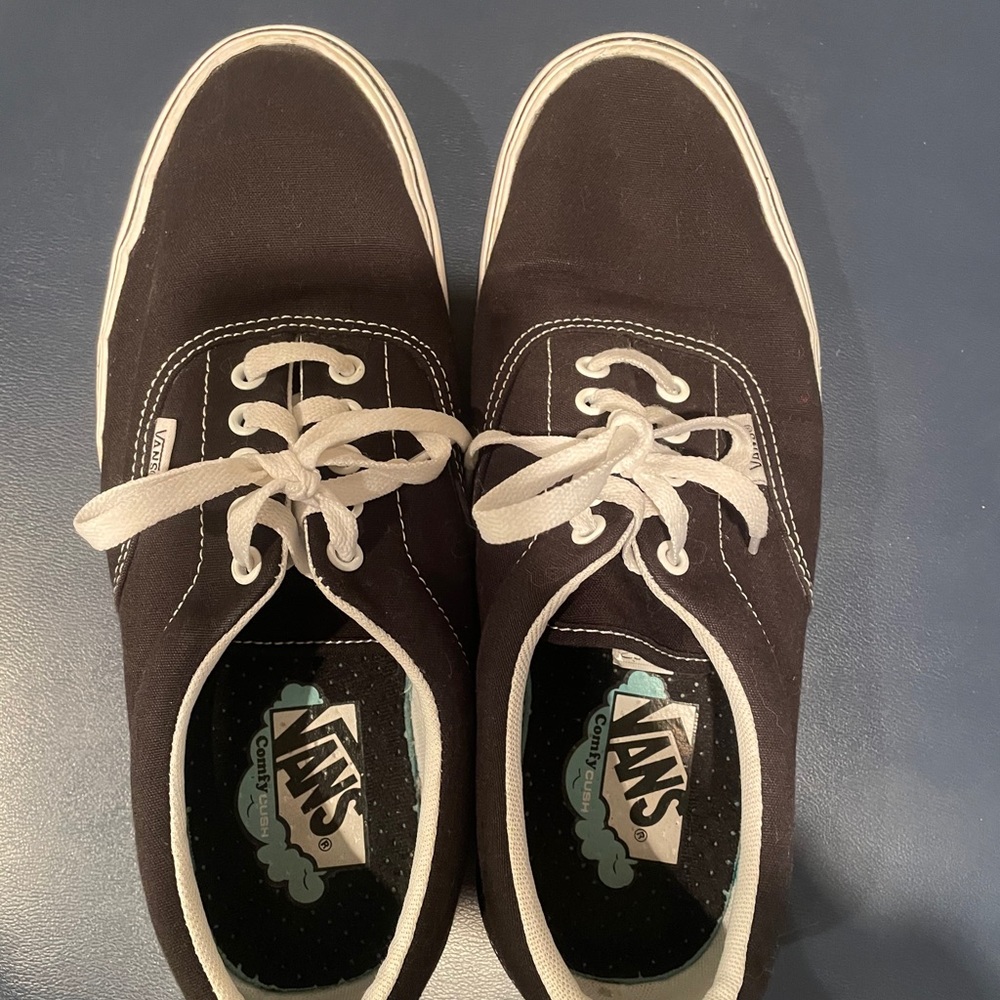 Black Old Skool Comfy Cush Vans